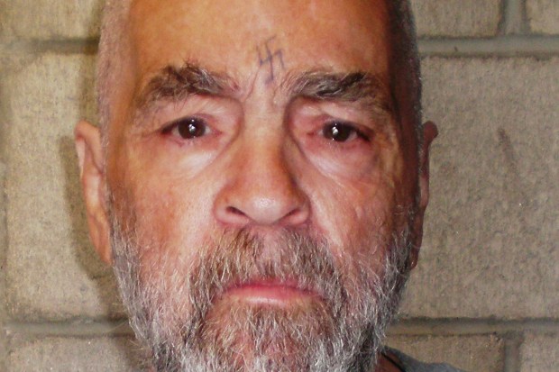 This photo of inmate Charles Manson was taken Wednesday March 18, 2009 at Corcoran State Prison, Calif. The photo of the 74-year-old Manson was taken Wednesday as part of a routine update of files on inmates at Corcoran State Prison, where he is serving a life sentence for conspiring to murder seven people, said Seth Unger, spokesman for the California Department of Corrections and Rehabilitation. (AP Photo/California State Prison, Corcoran)