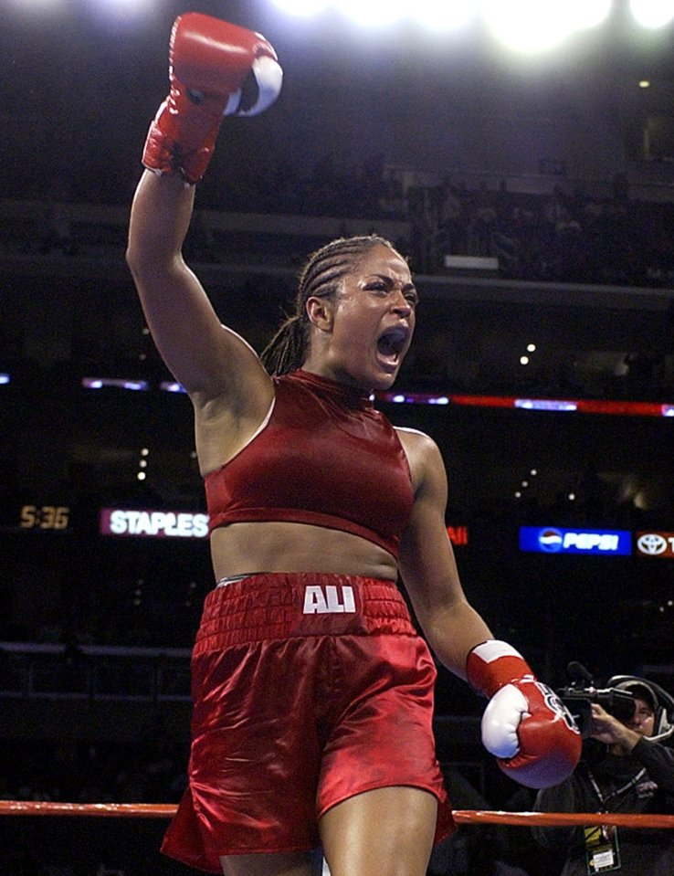 Super middleweight Laila Ali carved out a glittering boxing career