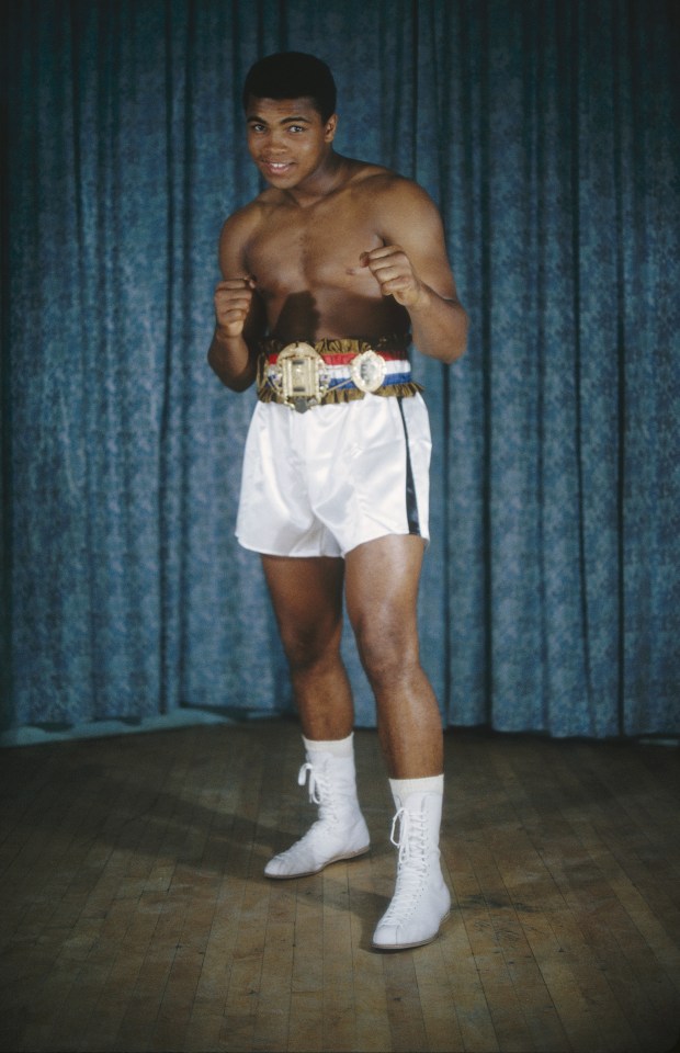 Muhammad Ali poses a portrait in 1964
