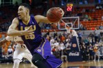 Ben Simmons drives at the basket for LSU