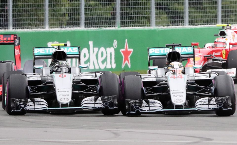 Rosberg crashed into Hamilton on the final lap of Austrian Grand Prix