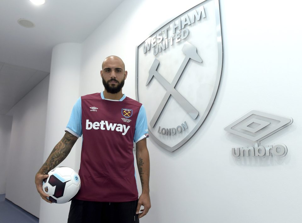 West Ham United Unveil New Signing Simone Zaza
