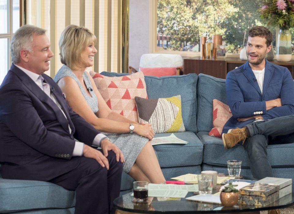 The actor had a laugh with Ruth and Eamonn 