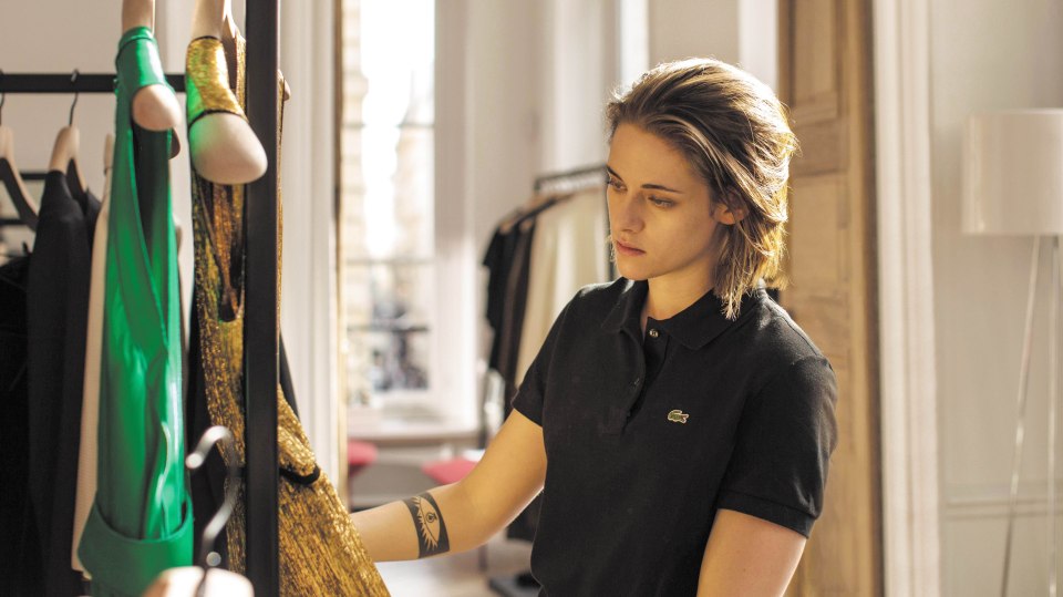 She plays a personal shopper waiting from a sign from her late twin brother