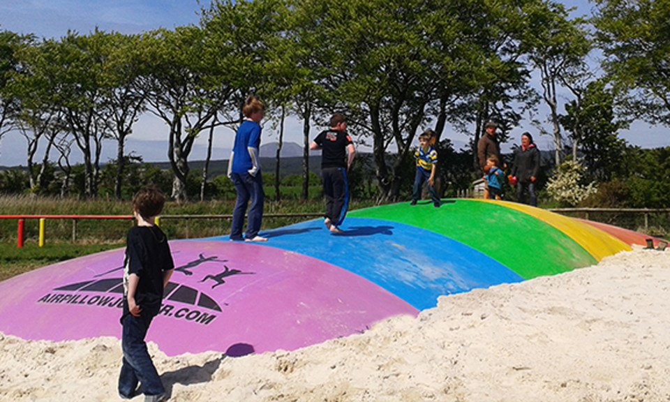 The property also has plenty of outdoor attractions, including its own adventure playground