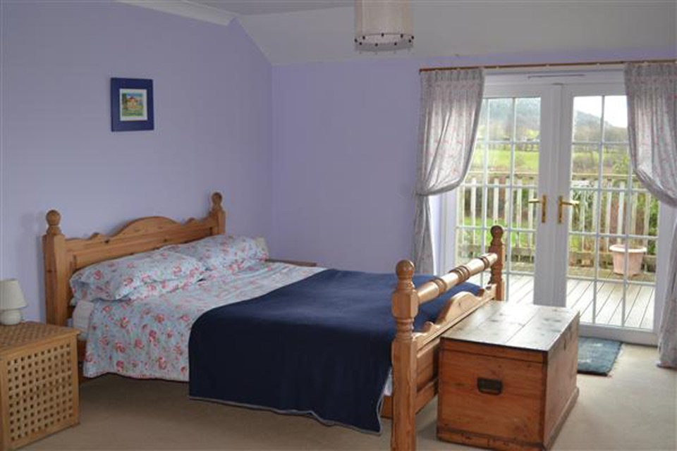 The property also includes a two-bed cottage with a view across the picturesque landscape