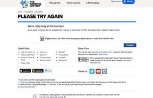 EuroMillions punters vent fury after website crashes as millions trying to buy tickets for £136m jackpot