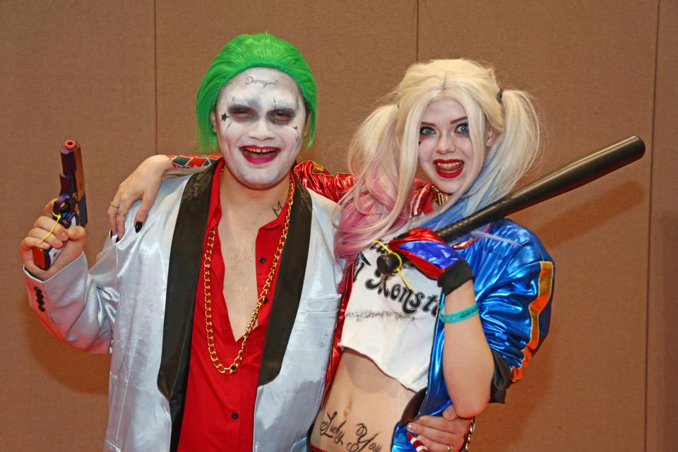 Harley Quinn with the Joker