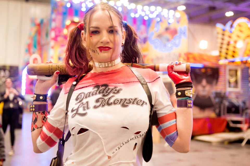 Another Harley Quinn Cosplayer at the Excel Centre