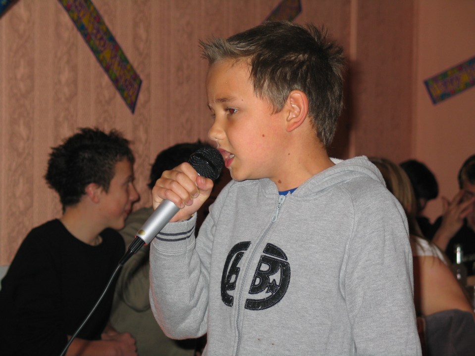 Liam had a musical talent from a young age 