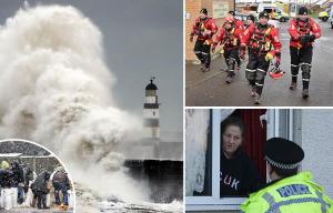 Troops drafted in to help evacuate thousands from homes as UK braces for 'killer floods' BUT hundreds in 'benefits' town refuse to go