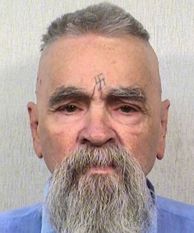 Killer Charles Manson pictured in 2009