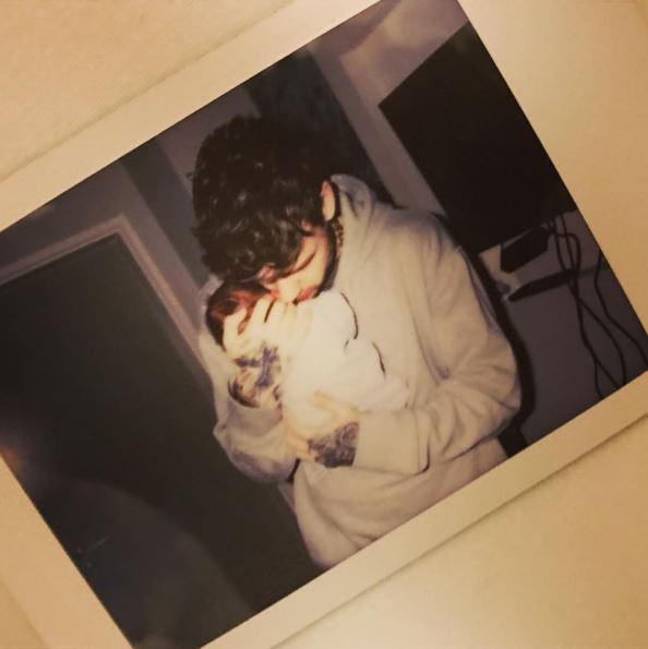  'Liam and I became parents to an incredibly beautiful, healthy baby boy'