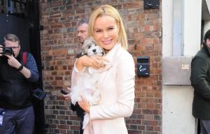 Amanda Holden with one of her adorable poochesAmanda Holden with one of her adorable pooches