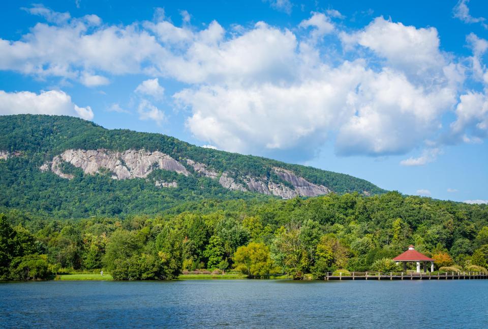 Many of the exterior scenes and all of the shots of the staff quarters were filmed around Lake Lure in North Carolina