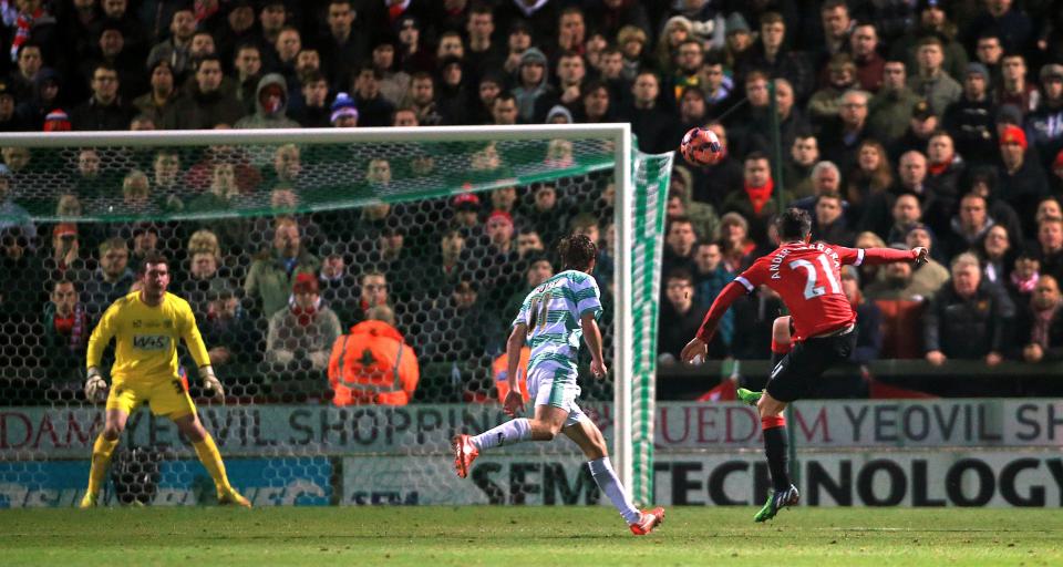  Ander Herrera also netted in the 2-0 win against Gary Johnson's side