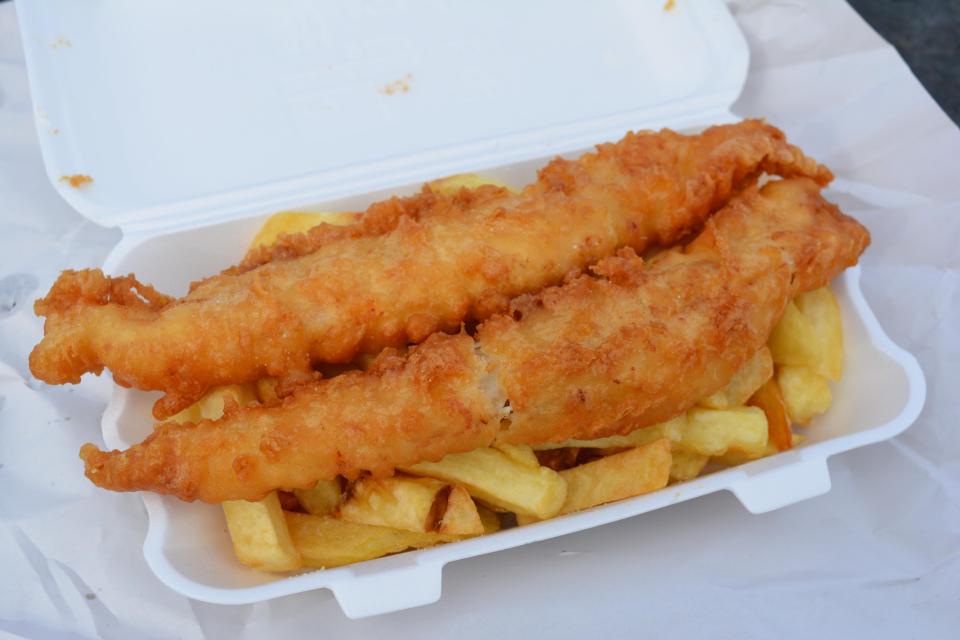  Fish and chips covered in vinegar was a dangerous dinner for teeth — increasing erosion risk by ten times