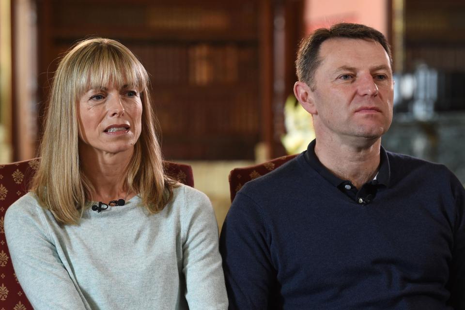 Kate and Gerry McCann say they are still clinging to hope that there daughter will one day be found alive