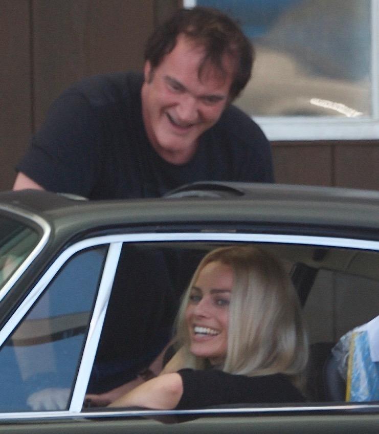  Quentin onset of his latest flick, Once Upon A Time in Hollywood, with Margot Robbie