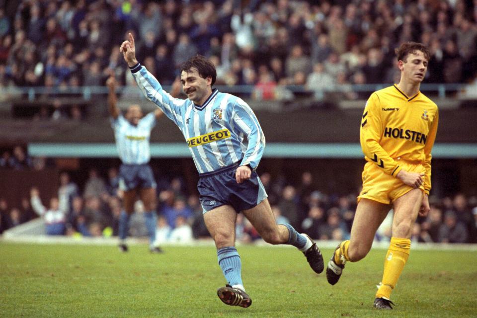 Gynn won the FA Cup with Coventry in 1987