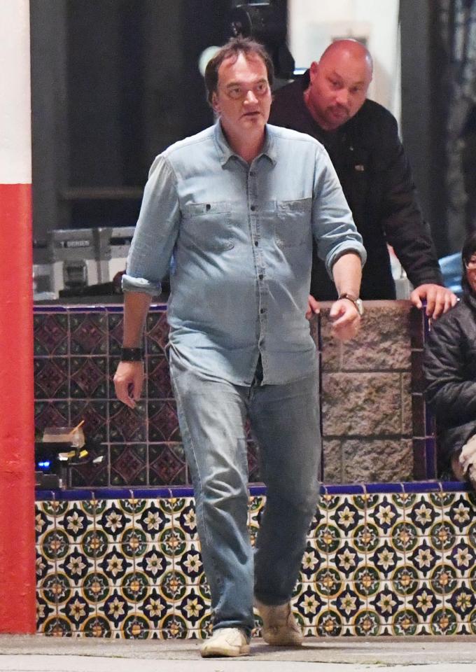  Legendary filmmaker Quentin Tarantino was on set too