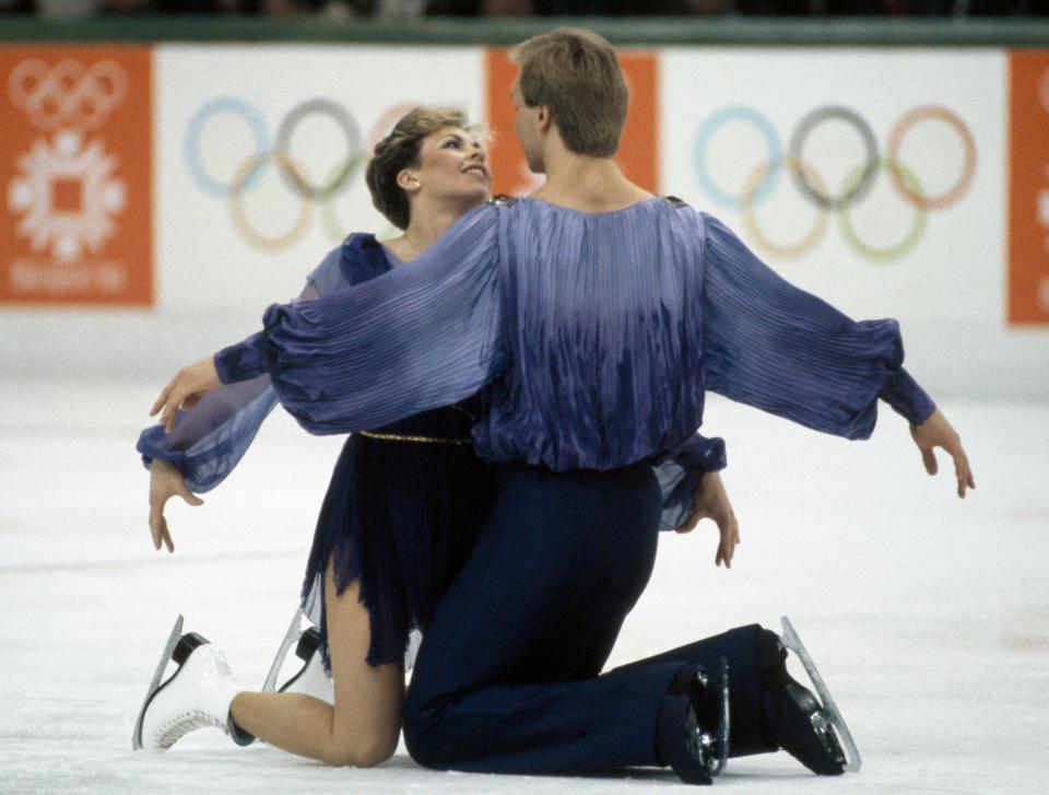  Jayne Torvill and Christopher Dean won gold at the 1984 Winter Olympics with their routine