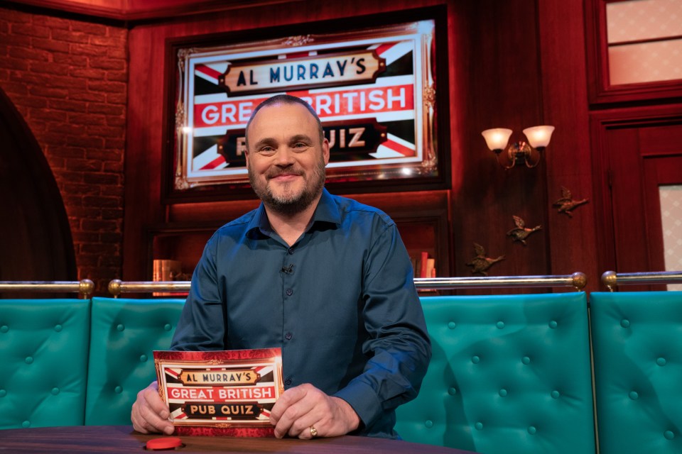 Al Murray hosts the Great British Pub Quiz, which starts on March 7 at 10pm on Quest