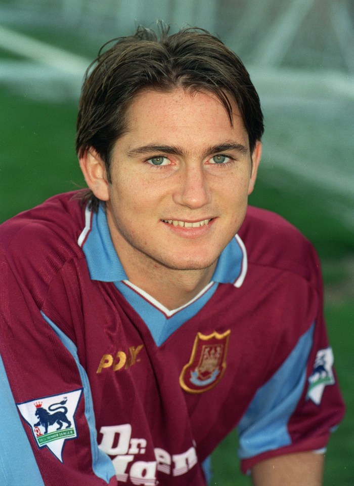 Frank Lampard joined West Ham at the age of 17 and made his debut at 18