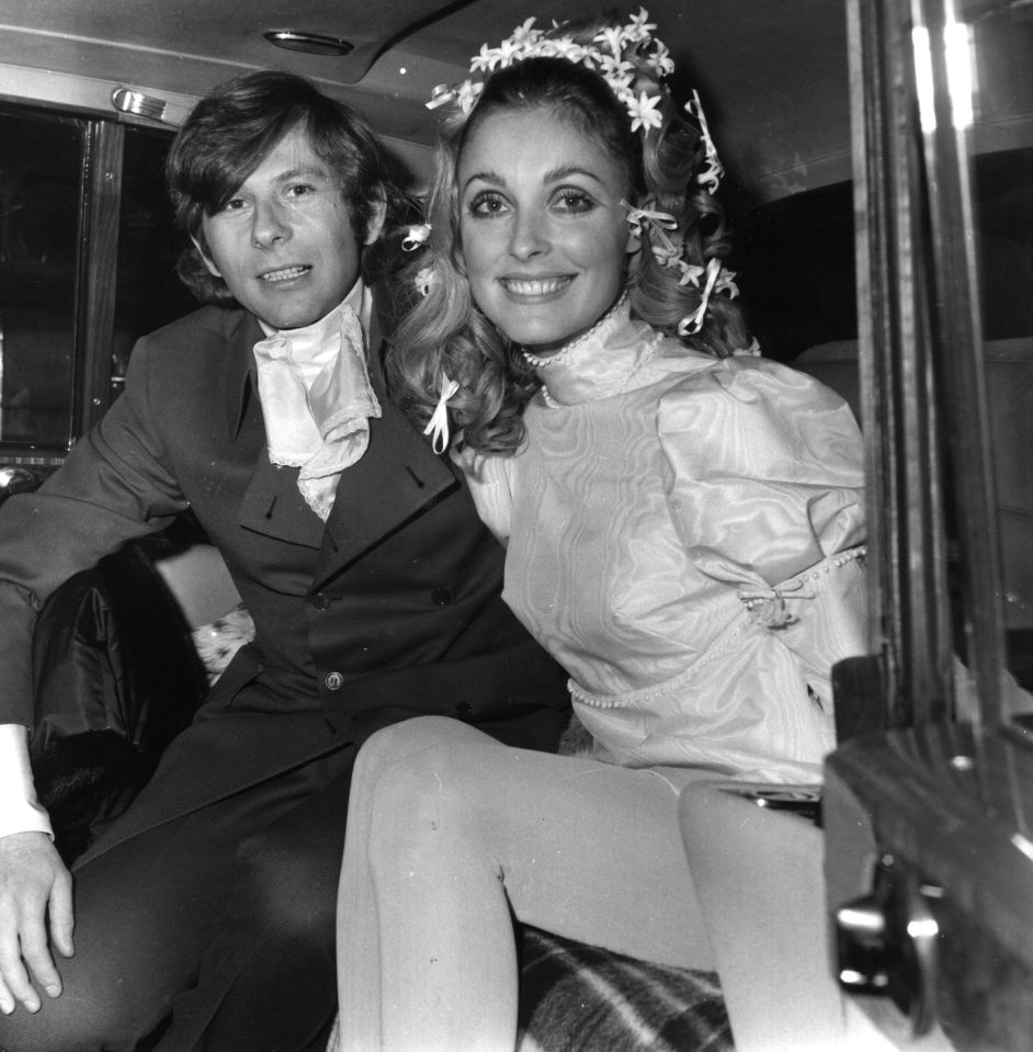 American actress Sharon Tate, pictured with her Polish film director husband Roman Polanski, fell victim to the Manson cult
