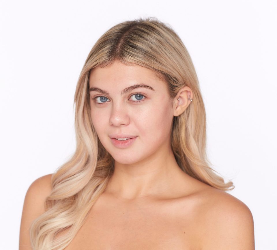 Belle Hassan feels proud of her barefaced photos and feels she could get away with less foundation