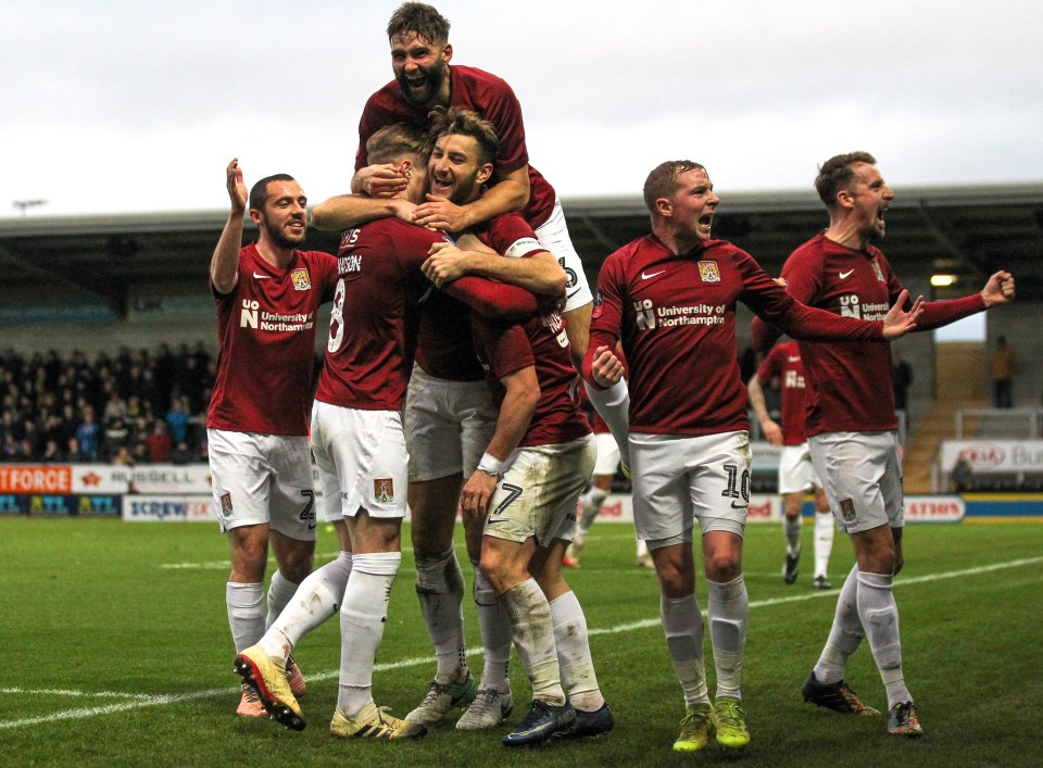  Northampton are so far the only League Two side to have won in the third round