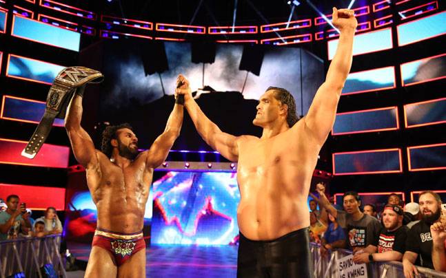  Great Khali briefly returned to WWE in 2017 to help Jinder Mahal retain the WWE Title against Randy Orton