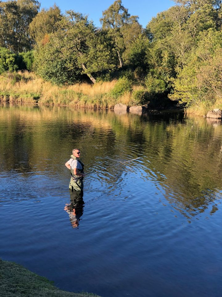 Salmon fishing season runs from mid-February to the end of September