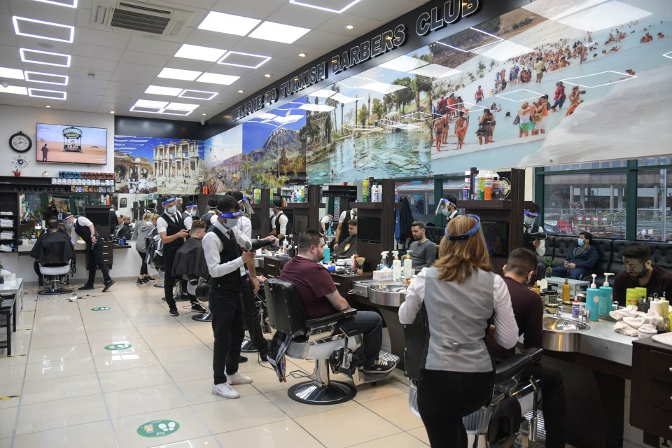 People weren't just panic buying - they got panic haircuts in The Turkish Barbers Club in Birmingham city centre