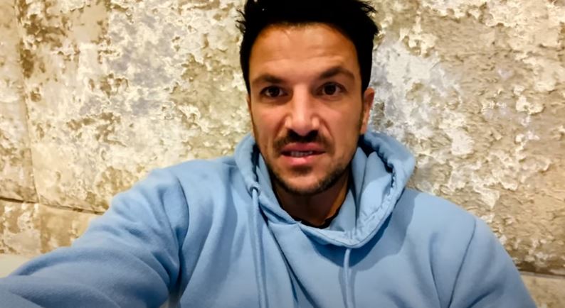 Peter Andre was among the celebrity well-wishers