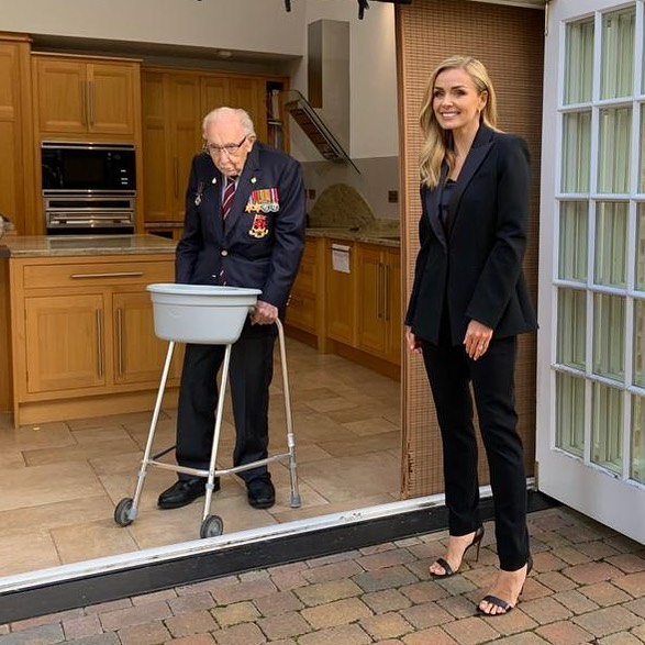 Singer Katherine Jenkins described him as an 'inspiration'