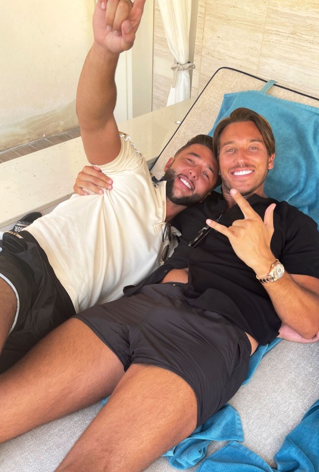 Henry Simmons and James Lock seemed to be having fun in Dubai