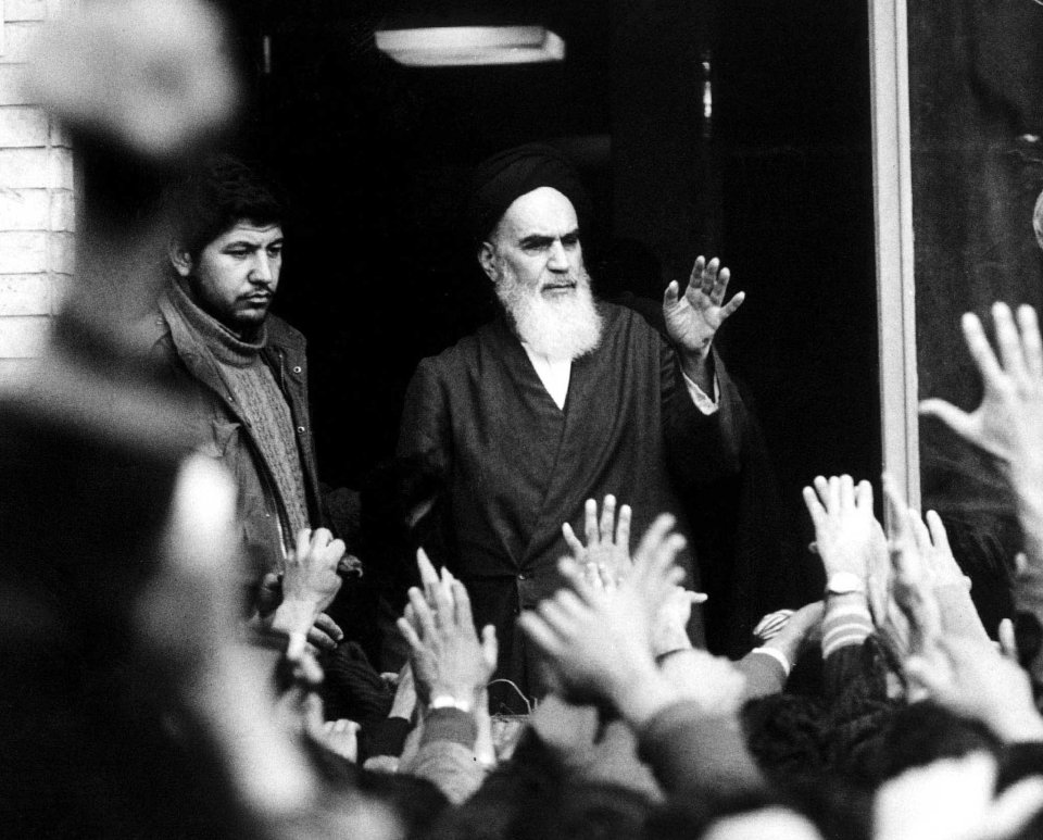 The late leader and founder of the Islamic revolution Ayatollah Khomeini