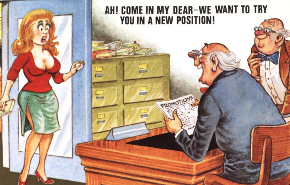 While the cheeky cards have angered some prudes for decades, Colin said: 'I feel like a dinosaur, I’m only 53'