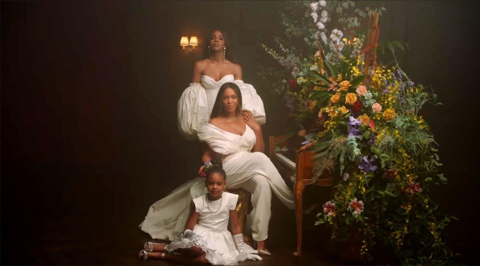 Blue featured in Beyonce's star-studded music video with celebs including Kelly Rowland