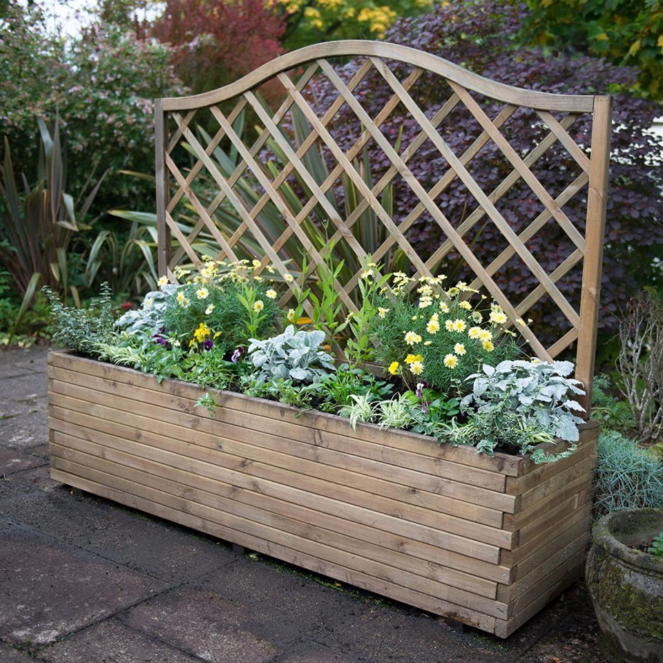 Forest Garden Venice Planter Natural - 1.5m X 1.8m