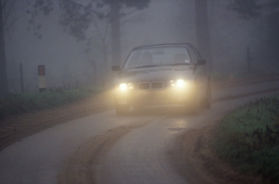 Driving in fog can be daunting so it's important to take precautions