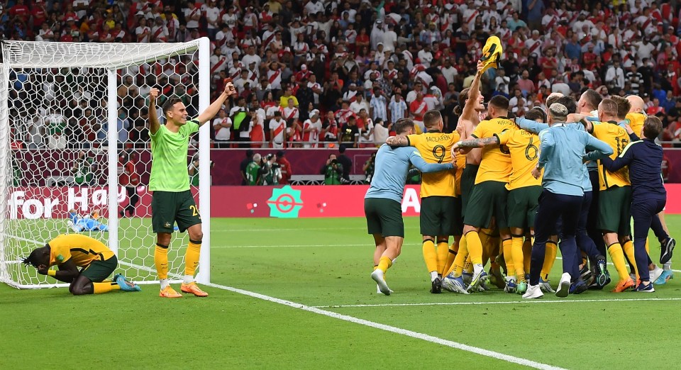 Australia beat Peru 5-4 on penalties to qualify for the World Cup in Qatar.