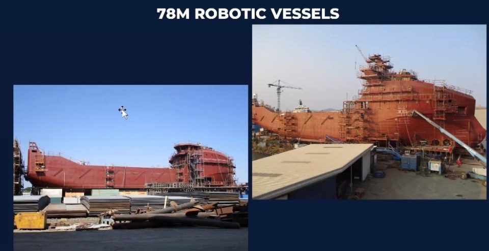 The robotic vessels are currently being built and will be ready to begin the search at the beginning of 2023