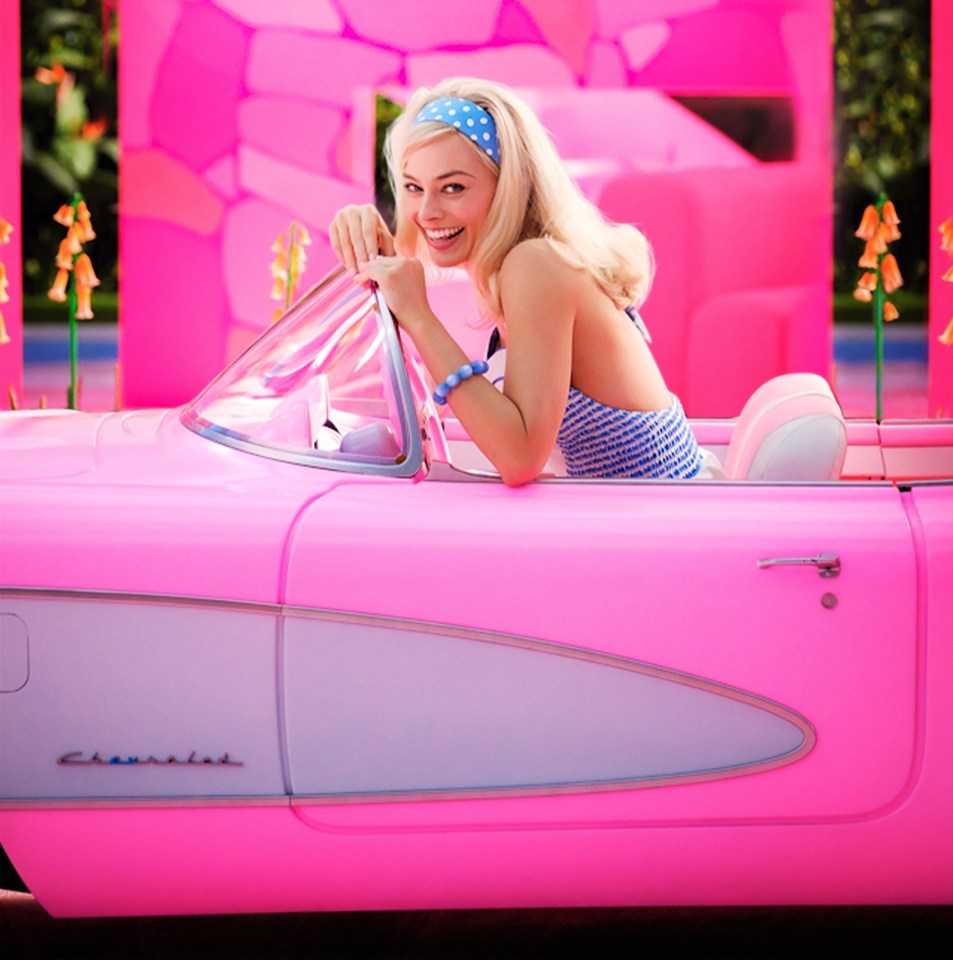 Margot Robbie as the Mattel leading lady Barbie