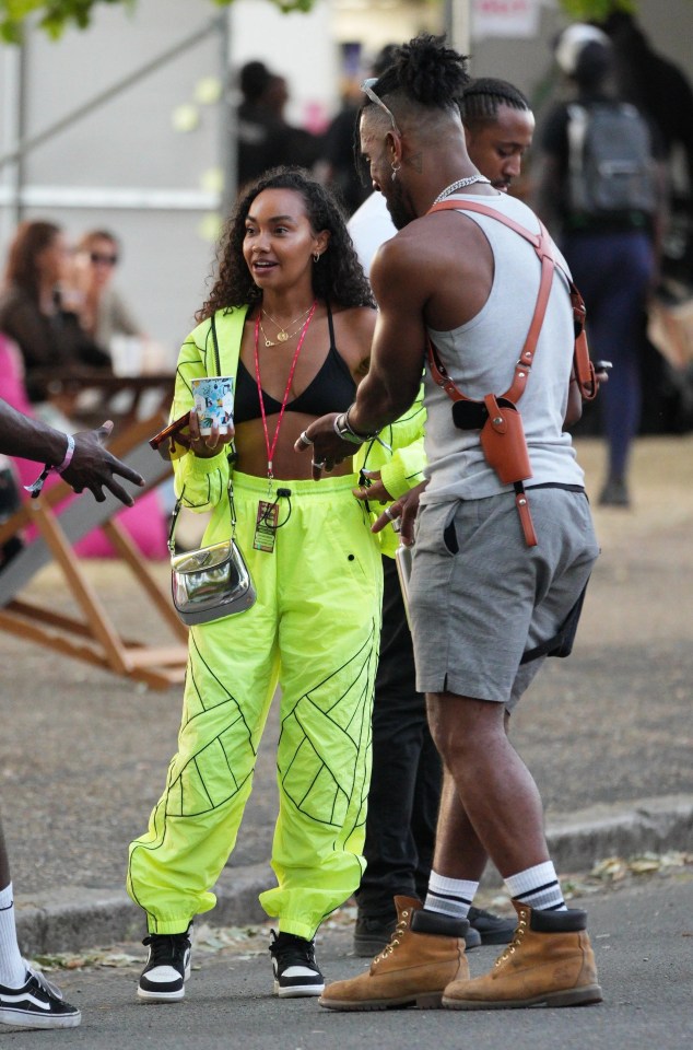 Leigh-Anne Pinnock was seen enjoying the music at the London event on Saturday