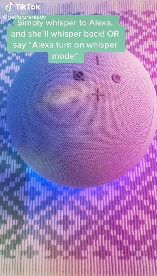 Whisper mode will prevent you waking everyone up