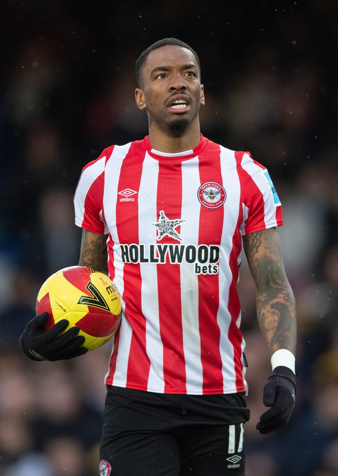 On the inner bicep of Toney's left arm is a ticking timer