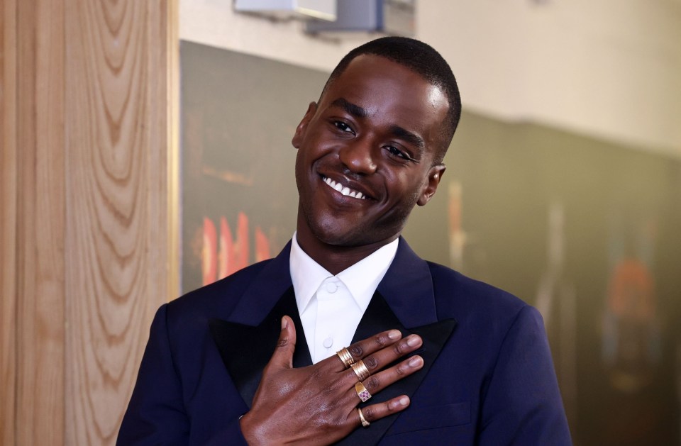 Ncuti Gatwa at the 2022 BAFTA Cymru Awards.