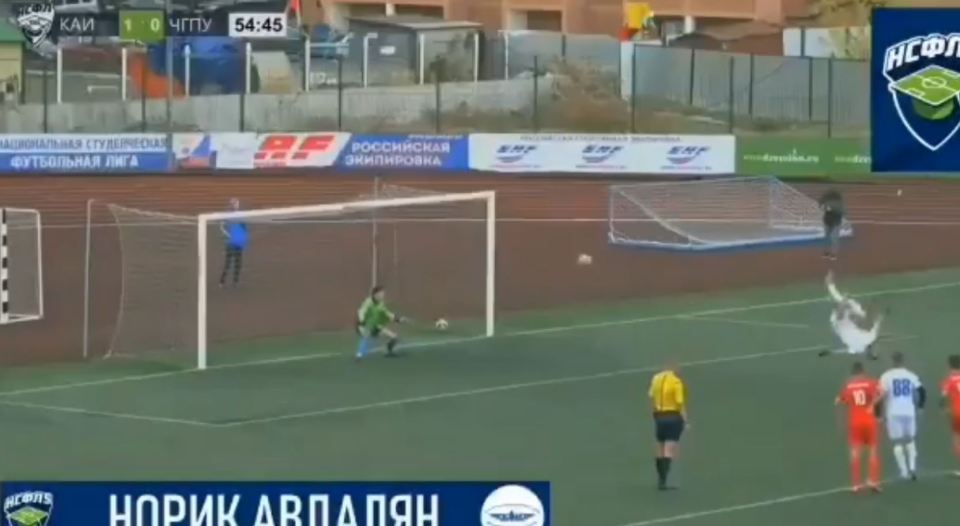 He scored his first backflip penalty for Rubin Kazan four years ago